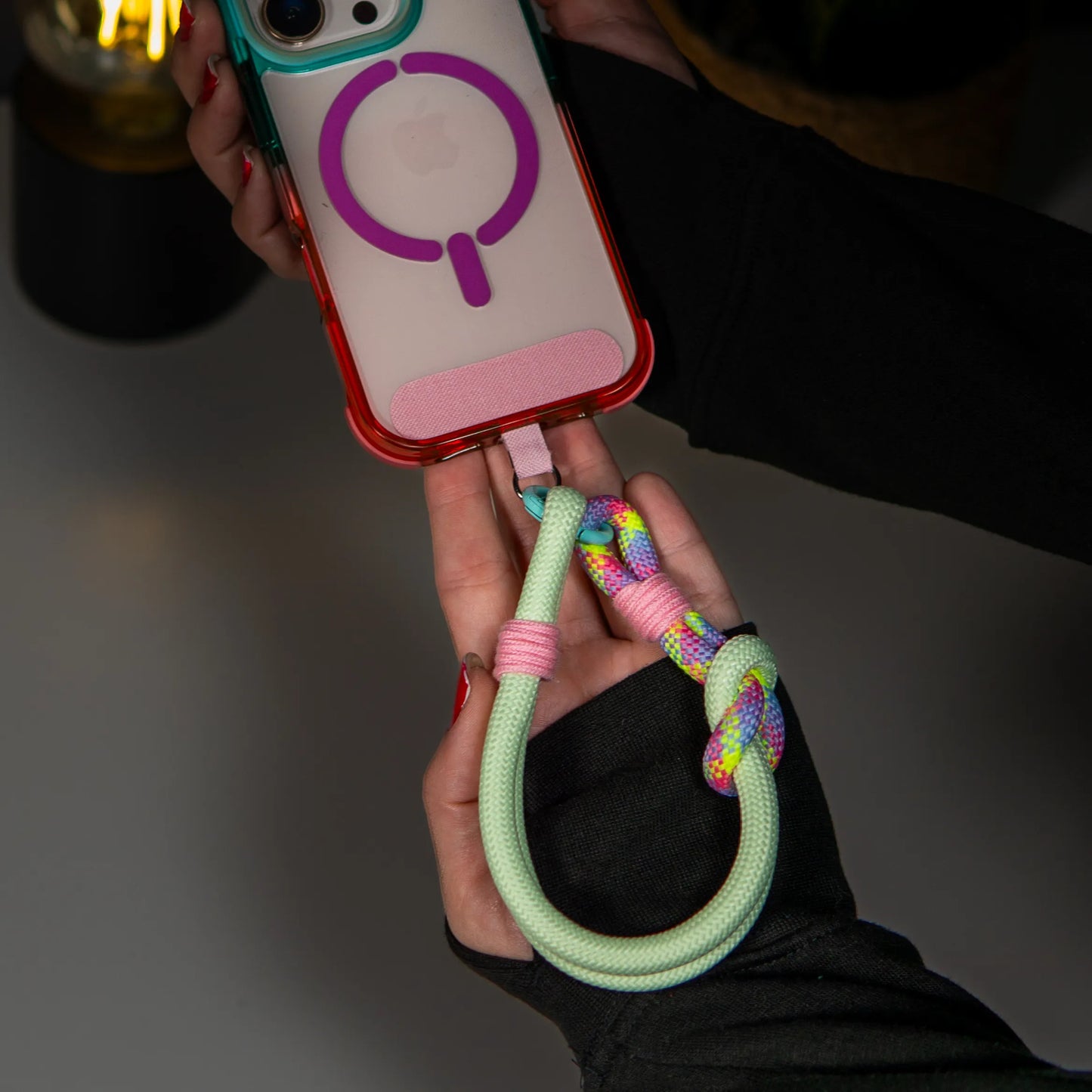 Cordón pastel pulsera