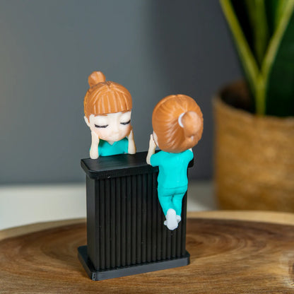 Moni Sanitaria sin estetoscopio