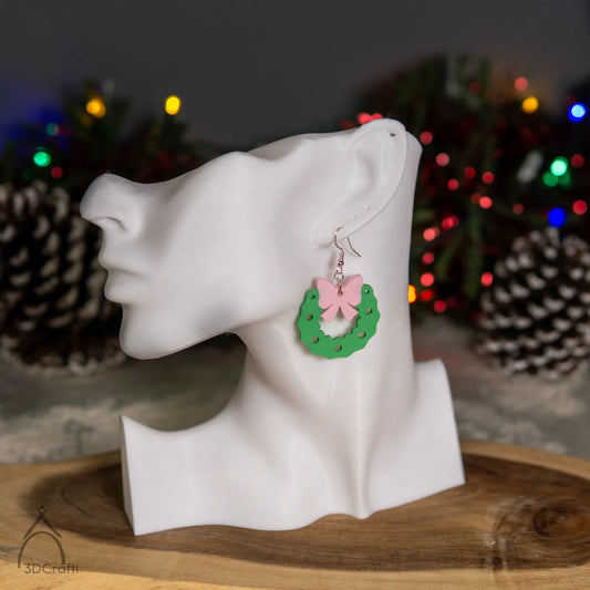 Pendiente corona pastel