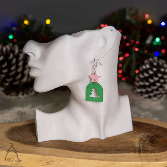 Pendiente árbol con estrella